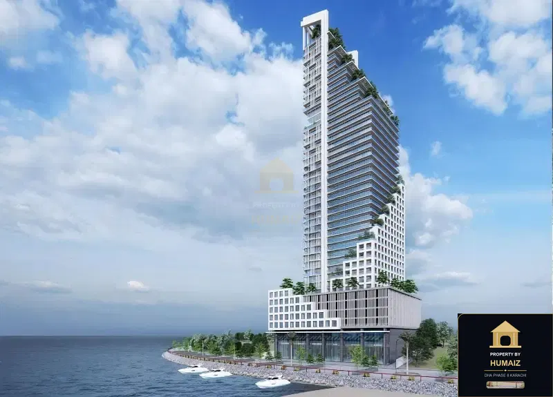 1-Bedroom Luxury Apartment (Sea Facing, 1 Bath, Suite 69) at HMR Waterfront For Sale in DHA Phase 8 Karachi — Photograph 2