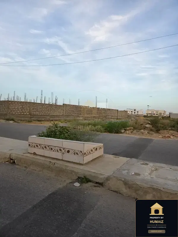 500 Sq. Yd. Residential Plot (Parcel 2) on Beach Avenue For Sale in DHA Phase 8 Karachi — Property by Humaiz Architectural Asset