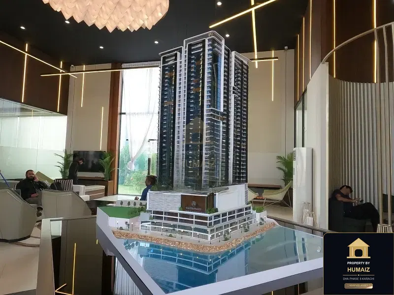 3-Bedroom Luxury Apartment (Sea Facing, 4 Bath, Suite 5) at HMR Waterfront For Sale in DHA Phase 8 Karachi — Photograph 13