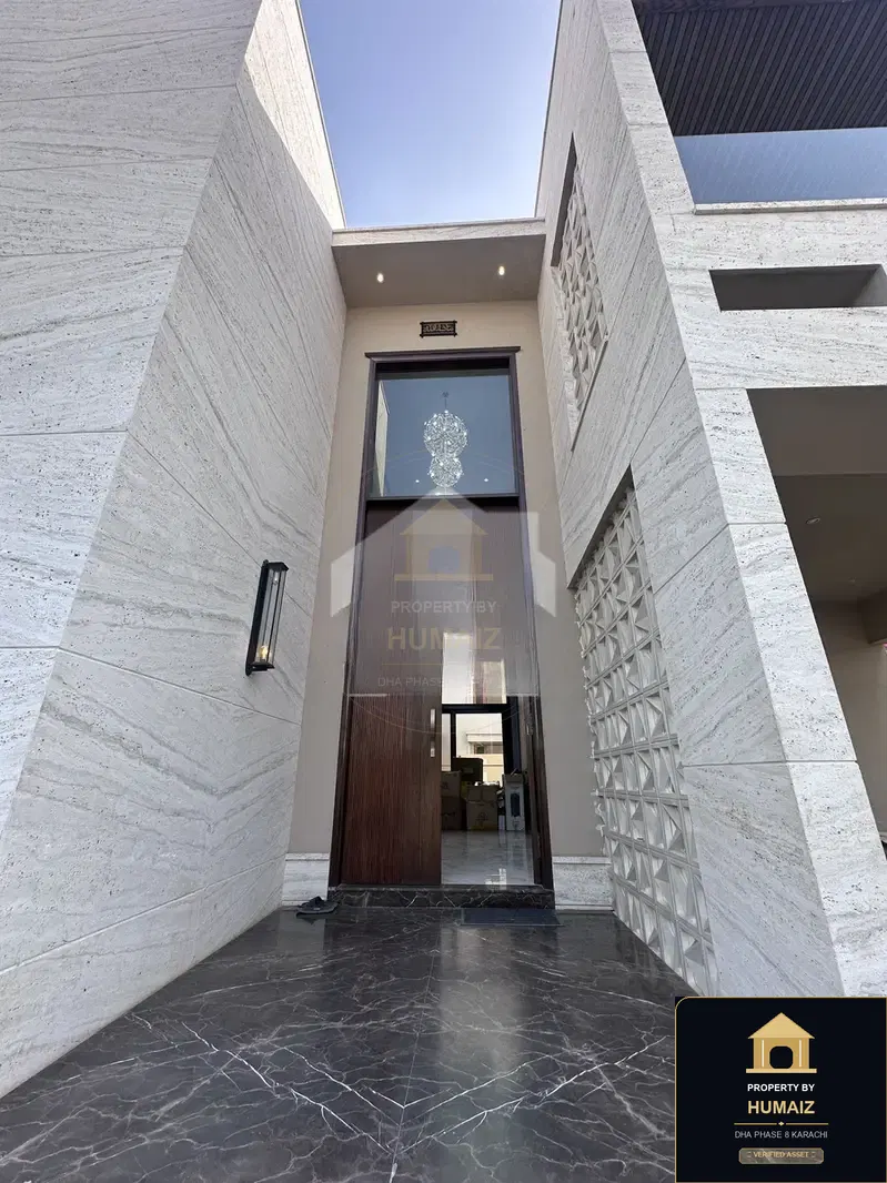 1,000 Sq. Yd. 9-Bedroom Luxury Villa on Khayaban-e-Iqbal For Sale in DHA Phase 8 Karachi — Property by Humaiz Architectural Asset