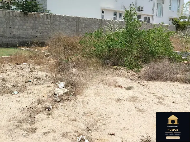 2,000 Sq. Yd. Residential Plot (West Open, Parcel 9) in Zone A For Sale in DHA Phase 8 Karachi — Property by Humaiz Architectural Asset
