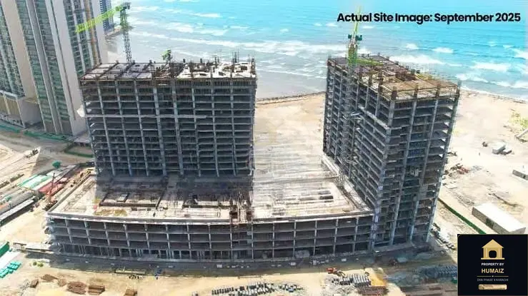 1-Bed Luxury Penthouse (Sea Facing, 1 Bath, Suite 2) at Park Edge For Sale in DHA Phase 8 Karachi — Property by Humaiz Architectural Asset