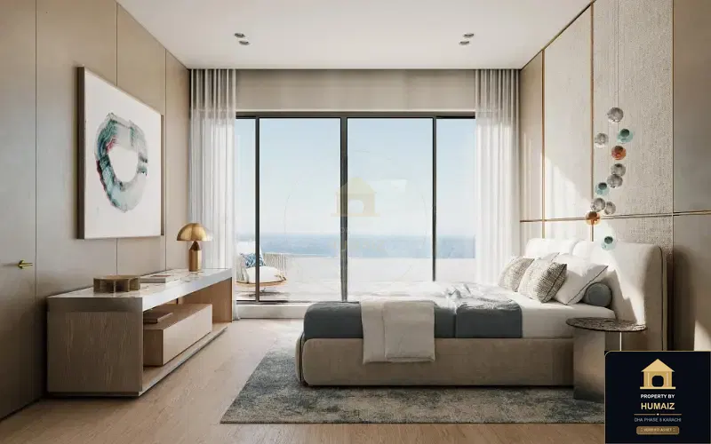 4-Bedroom Luxury Apartment (Sea Facing, 4 Bath, Suite 13) at Coral Towers For Sale in DHA Phase 8 Karachi — Photograph 4