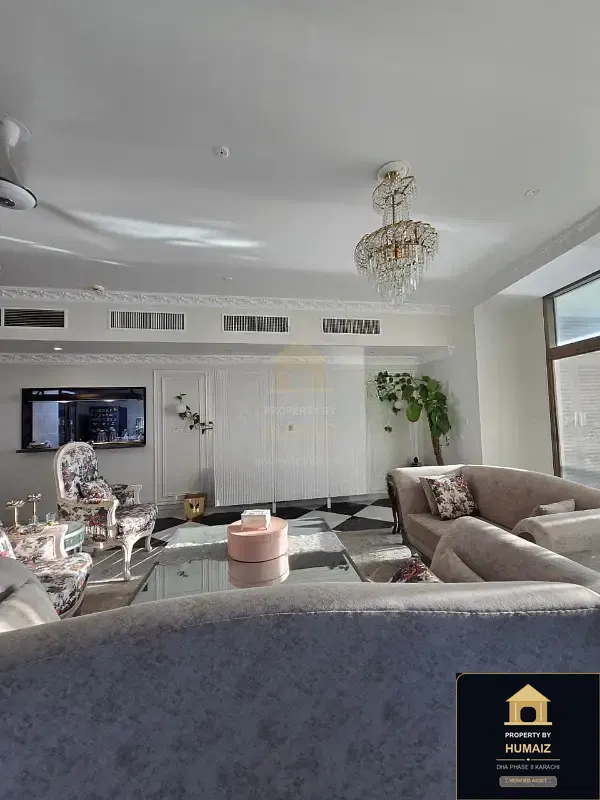 4-Bedroom Luxury Apartment (Sea Facing, 5 Bath, Suite 2) at Pearl Towers For Rent in DHA Phase 8 Karachi — Photograph 7