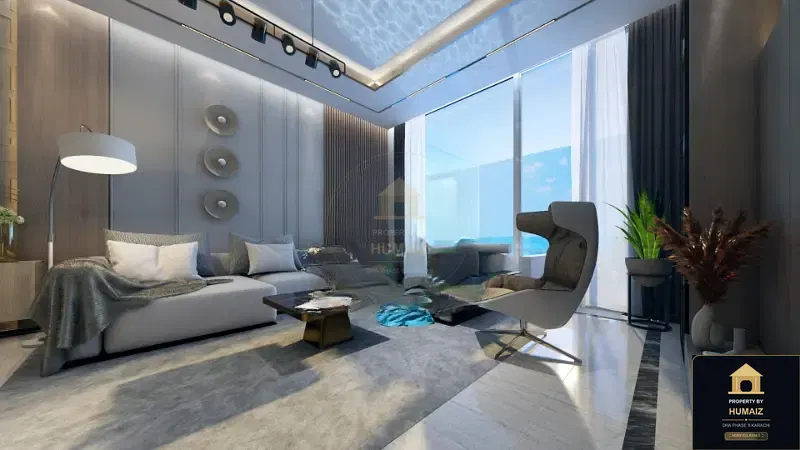 3-Bedroom Luxury Apartment (Corner, 3 Bath, Suite 60) at HMR Waterfront For Sale in DHA Phase 8 Karachi — Photograph 16