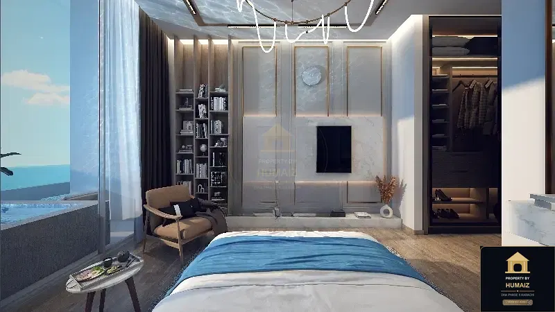 3-Bedroom Luxury Apartment (3 Bath, Suite 26) at HMR Waterfront For Sale in DHA Phase 8 Karachi — Photograph 13