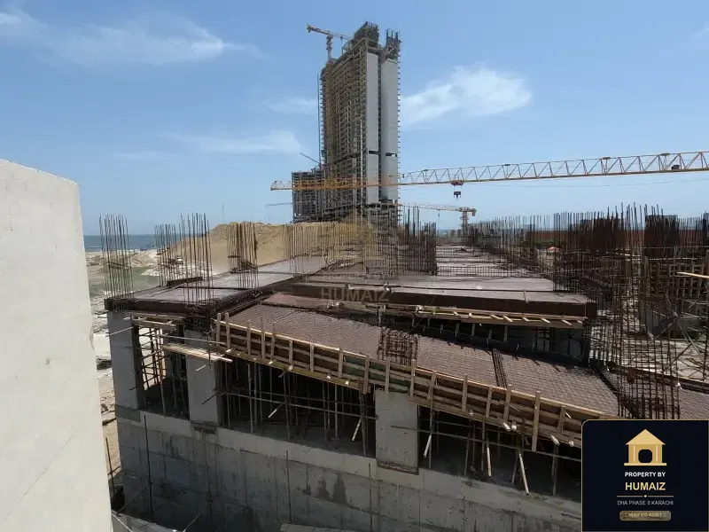 3-Bedroom Luxury Apartment (Corner, 3 Bath, Suite 4) at HMR Waterfront For Sale in DHA Phase 8 Karachi — Photograph 2