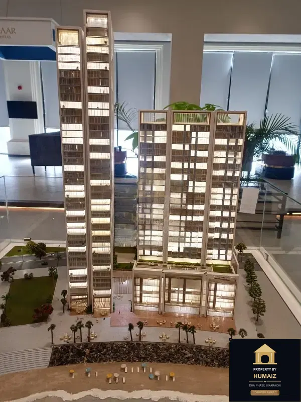 1-Bedroom Luxury Apartment (Sea Facing, 2 Bath, Suite 1) at The Views For Sale in DHA Phase 8 Karachi — Photograph 3