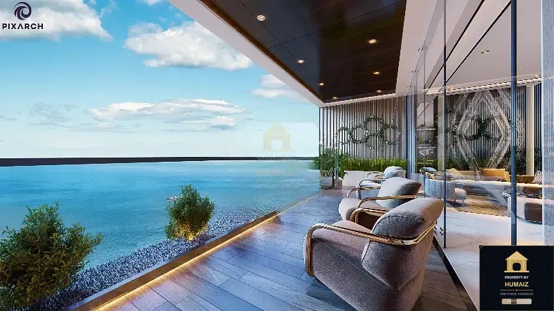 3-Bedroom Luxury Apartment (Sea Facing, 5 Bath, Suite 28) at HMR Waterfront For Sale in DHA Phase 8 Karachi — Photograph 14