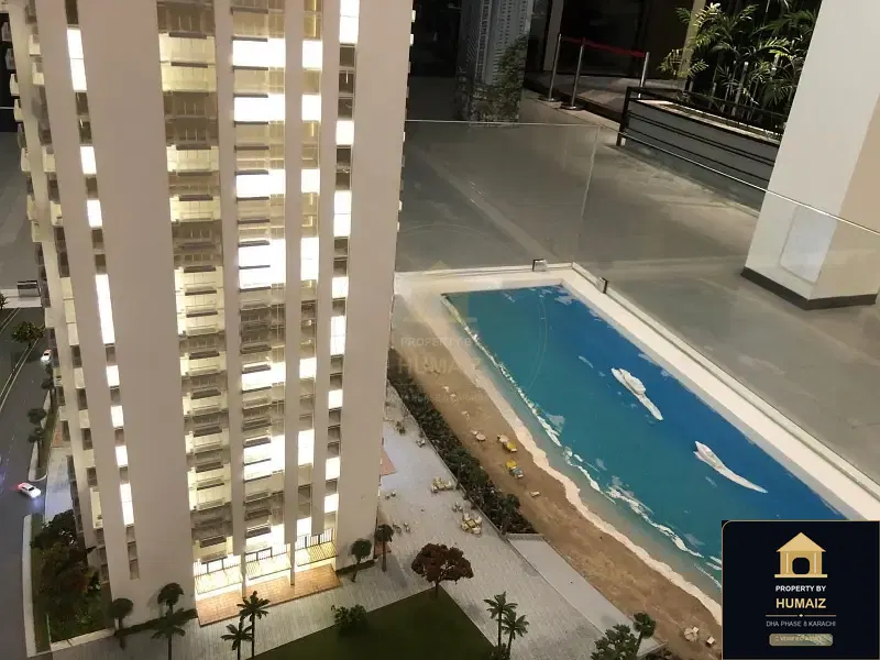 1-Bedroom Luxury Apartment (Sea Facing, 1 Bath, Suite 6) at The Views For Sale in DHA Phase 8 Karachi — Photograph 2