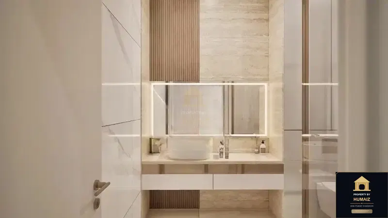 3-Bedroom Luxury Apartment (Sea Facing, 3 Bath, Suite 48) at HMR Waterfront For Sale in DHA Phase 8 Karachi — Photograph 13