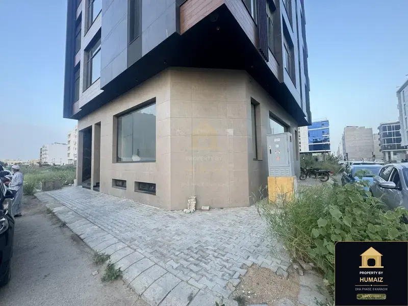 222 Sq. Yd. Commercial Retail Shop (Corner, Unit 2) on Al-Murtaza Commercial For Rent in DHA Phase 8 Karachi — Photograph 2