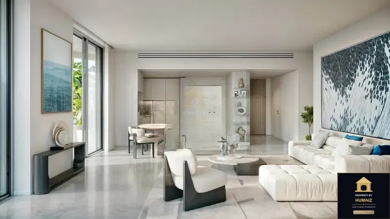 4-Bedroom Luxury Apartment (Sea Facing, 4 Bath, Suite 13) at Coral Towers For Sale in DHA Phase 8 Karachi — Photograph 8