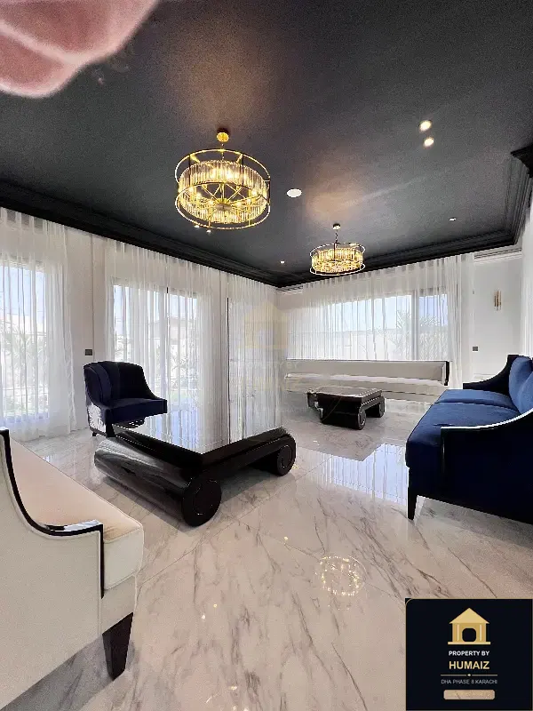 1,000 Sq. Yd. 7-Bedroom Luxury Villa (Basement, 7 Bath, Residence 1) in Zone A For Sale in DHA Phase 8 Karachi — Photograph 11