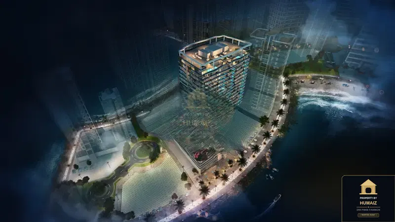 2-Bedroom Luxury Apartment (2 Bath, Suite 66) at HMR Waterfront For Sale in DHA Phase 8 Karachi — Photograph 2