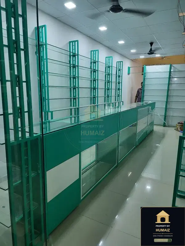 92 Sq. Yd. Commercial Retail Shop (Basement, Unit 4) on Zulfiqar Commercial For Rent in DHA Phase 8 Karachi — Property by Humaiz Architectural Asset