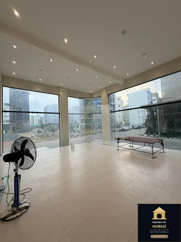 100 Sq. Yd. Commercial Retail Shop (Corner, 1 Bath, Unit 2) on Zulfiqar Commercial For Rent in DHA Phase 8 Karachi — Property by Humaiz Architectural Asset