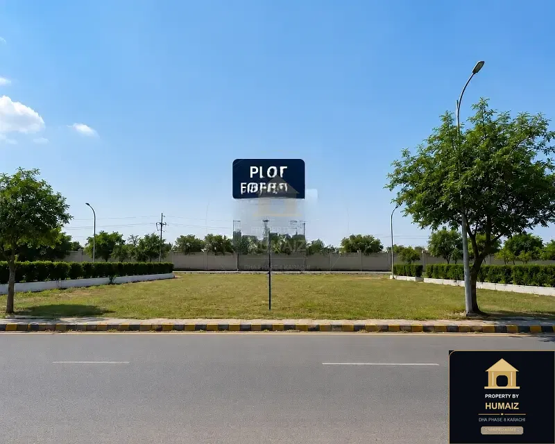 2,000 Sq. Yd. Residential Plot (Boulevard Facing, Parcel 2) on Khayaban-e-Faisal For Sale in DHA Phase 8 Karachi — Property by Humaiz Architectural Asset