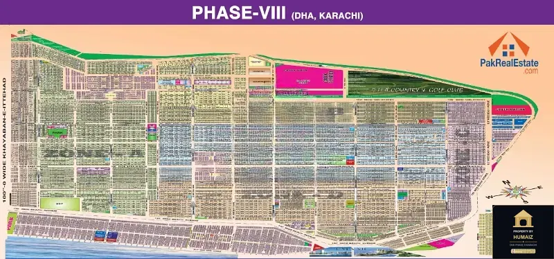 1,000 Sq. Yd. Residential Plot (Parcel 45) in DHA Phase 8 For Sale in DHA Phase 8 Karachi — Property by Humaiz Architectural Asset