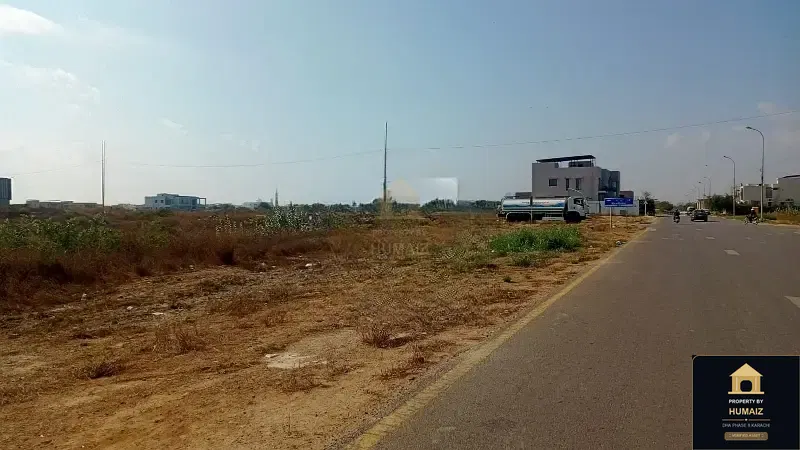 666 Sq. Yd. Residential Plot (Boulevard Facing, Parcel 1) in Zone B For Sale in DHA Phase 8 Karachi — Property by Humaiz Architectural Asset