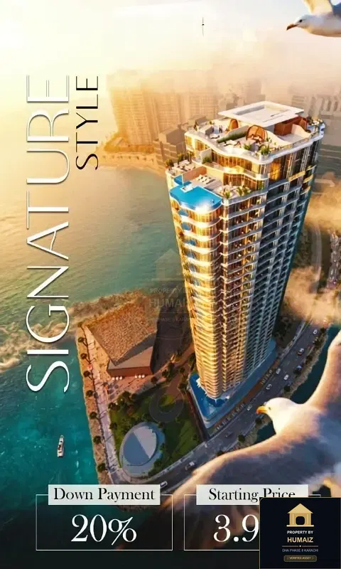3-Bedroom Luxury Apartment (Sea Facing, 3 Bath, Suite 21) at HMR Waterfront For Sale in DHA Phase 8 Karachi — Photograph 3