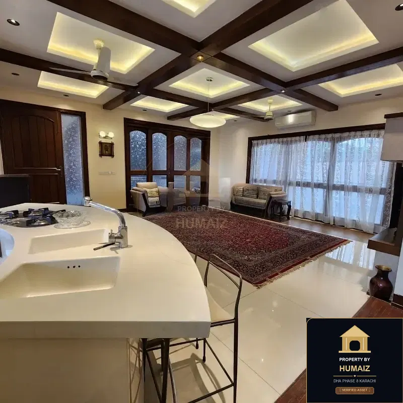 1,000 Sq. Yd. 6-Bedroom Luxury Villa in Khayaban-e-Iqbal For Rent in DHA Phase 8 Karachi — Photograph 4