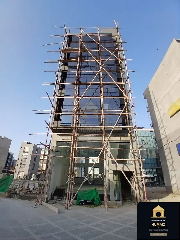 100 Sq. Yd. Commercial Building (Basement, Unit 9) on Al-Murtaza Commercial For Rent in DHA Phase 8 Karachi — Property by Humaiz Architectural Asset