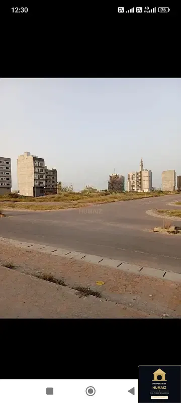 500 Sq. Yd. Residential Plot (West Open, Parcel 24) in Zone E For Sale in DHA Phase 8 Karachi — Property by Humaiz Architectural Asset
