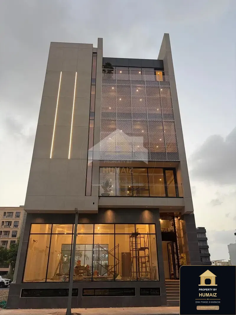 200 Sq. Yd. Commercial Building (Basement, Unit 3) on Zulfiqar Commercial For Rent in DHA Phase 8 Karachi — Property by Humaiz Architectural Asset