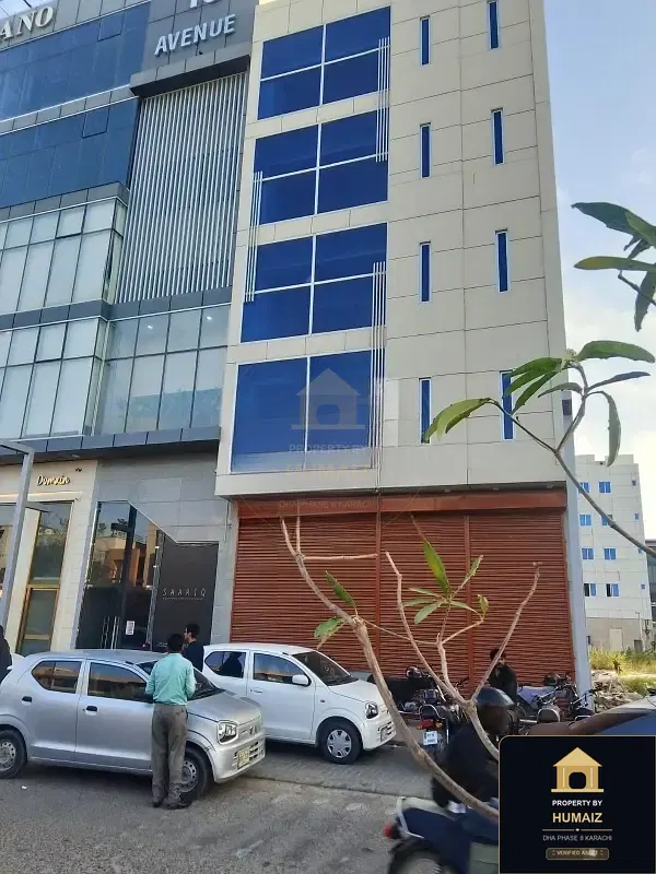 100 Sq. Yd. Commercial Building (Boulevard Facing, Unit 4) on Zulfiqar Commercial For Sale in DHA Phase 8 Karachi — Property by Humaiz Architectural Asset