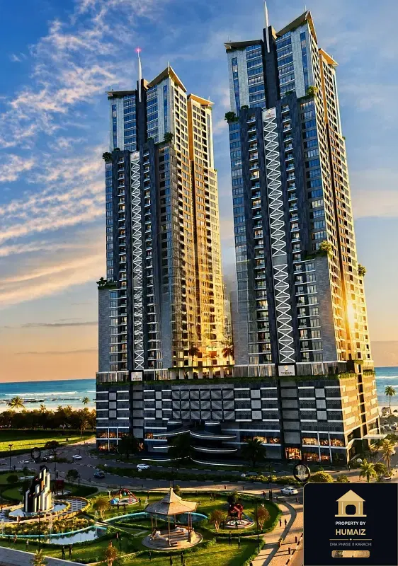 2-Bedroom Luxury Apartment (3 Bath, Suite 2) in DHA Phase 8 For Sale in DHA Phase 8 Karachi — Property by Humaiz Architectural Asset