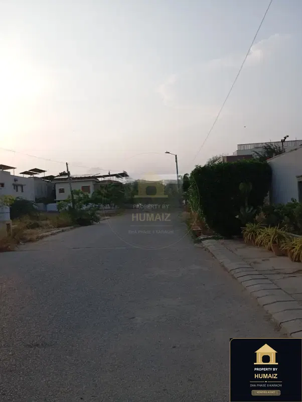 500 Sq. Yd. Residential Plot (West Open, Parcel 8) on Zulfiqar Commercial For Sale in DHA Phase 8 Karachi — Property by Humaiz Architectural Asset