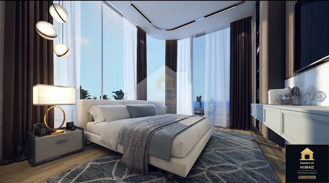 3-Bedroom Luxury Apartment (Corner, 4 Bath, Suite 62) at HMR Waterfront For Sale in DHA Phase 8 Karachi — Photograph 8