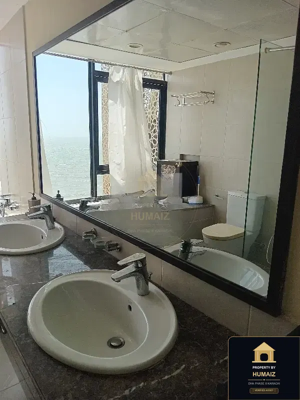 3-Bedroom Luxury Apartment (Sea Facing, 3 Bath, Suite 5) at Coral Towers For Rent in DHA Phase 8 Karachi — Photograph 8