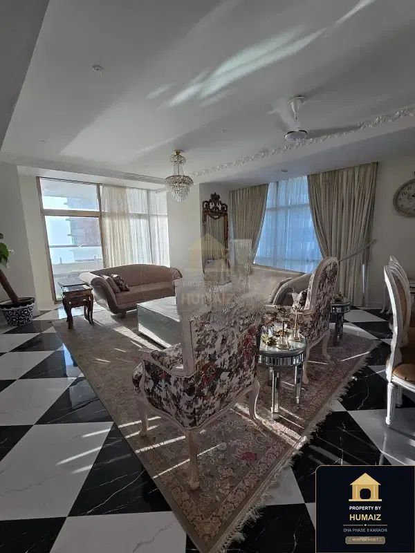 4-Bedroom Luxury Apartment (Sea Facing, 5 Bath, Suite 2) at Pearl Towers For Rent in DHA Phase 8 Karachi — Photograph 25