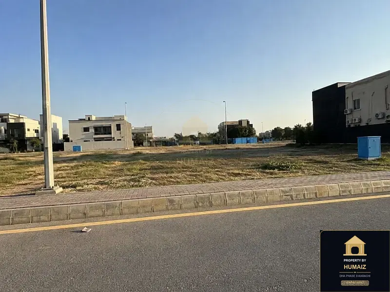 500 Sq. Yd. Residential Plot (Parcel 10) in Khayaban-e-Faisal For Sale in DHA Phase 8 Karachi — Property by Humaiz Architectural Asset