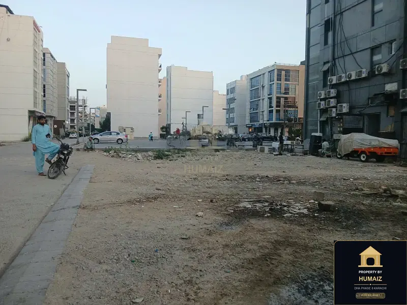 600 Sq. Yd. Commercial Plot (Parcel 5) on Al-Murtaza Commercial For Sale in DHA Phase 8 Karachi — Property by Humaiz Architectural Asset