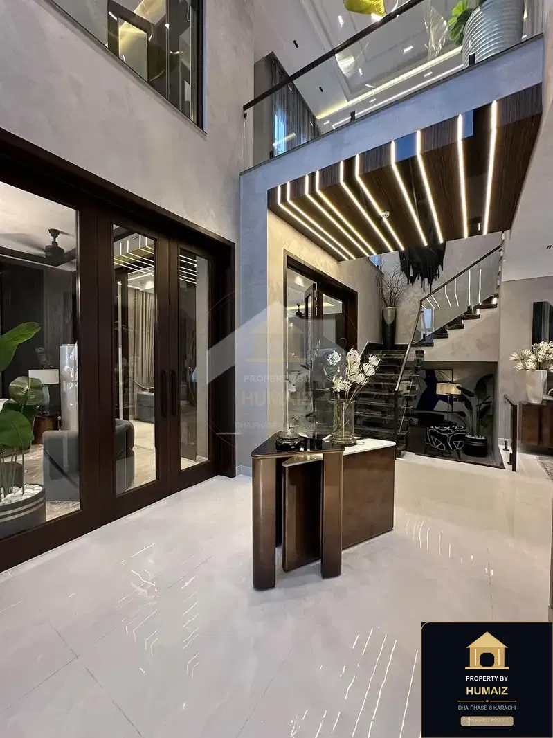 500 Sq. Yd. 5-Bedroom Luxury Villa (Basement, 6 Bath, Residence 2) in Zone A For Rent in DHA Phase 8 Karachi — Photograph 3