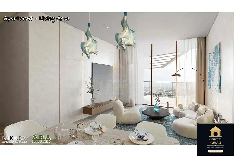 1-Bedroom Luxury Apartment (Sea Facing, 1 Bath, Suite 6) at Tower A For Sale in DHA Phase 8 Karachi — Photograph 13