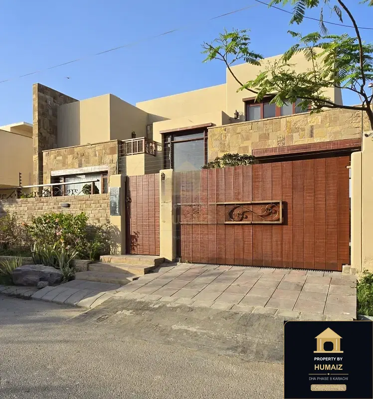 1,000 Sq. Yd. 6-Bedroom Luxury Villa (West Open, 7 Bath, Residence 2) in Khayaban-e-Tipu Sultan For Sale in DHA Phase 8 Karachi — Property by Humaiz Architectural Asset