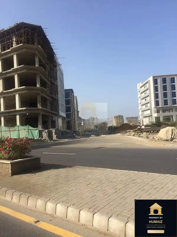 100 Sq. Yd. Commercial Plot (West Open, Parcel 9) on Peninsula Commercial For Sale in DHA Phase 8 Karachi — Photograph 2