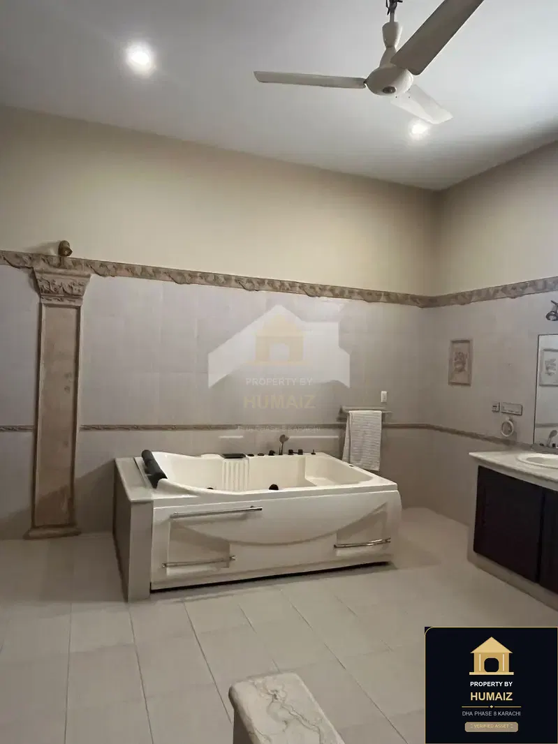 1,000 Sq. Yd. 6-Bedroom Luxury Villa (Boulevard Facing, 6 Bath, Residence 13) in DHA Phase 8 For Rent in DHA Phase 8 Karachi — Photograph 3