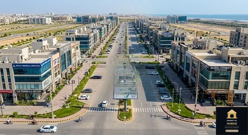 500 Sq. Yd. Residential Plot (Boulevard Facing, Parcel 9) in Zone D For Sale in DHA Phase 8 Karachi — Photograph 2