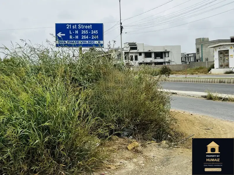 500 Sq. Yd. Residential Plot on Qasim Street For Sale in DHA Phase 8 Karachi — Photograph 4