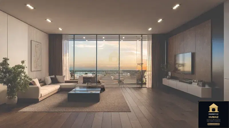 1-Bedroom Luxury Apartment (Sea Facing, 2 Bath, Suite 2) at Tower A For Sale in DHA Phase 8 Karachi — Photograph 11