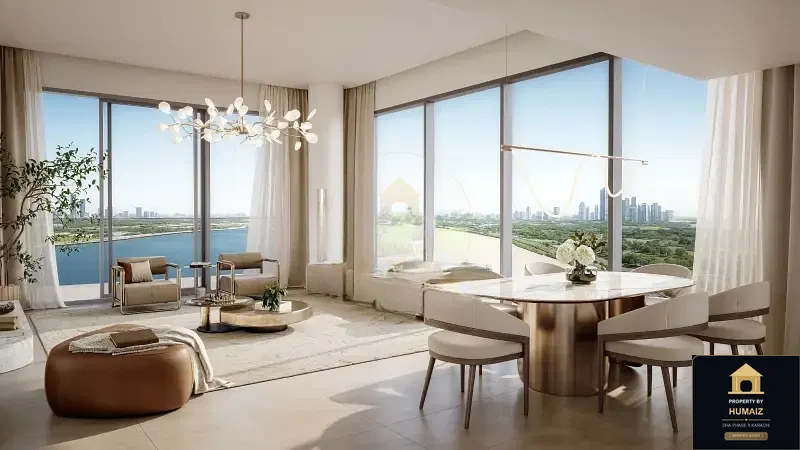 3-Bedroom Luxury Apartment (Private Pool, 3 Bath, Suite 9) at Reef Towers For Sale in DHA Phase 8 Karachi — Property by Humaiz Architectural Asset