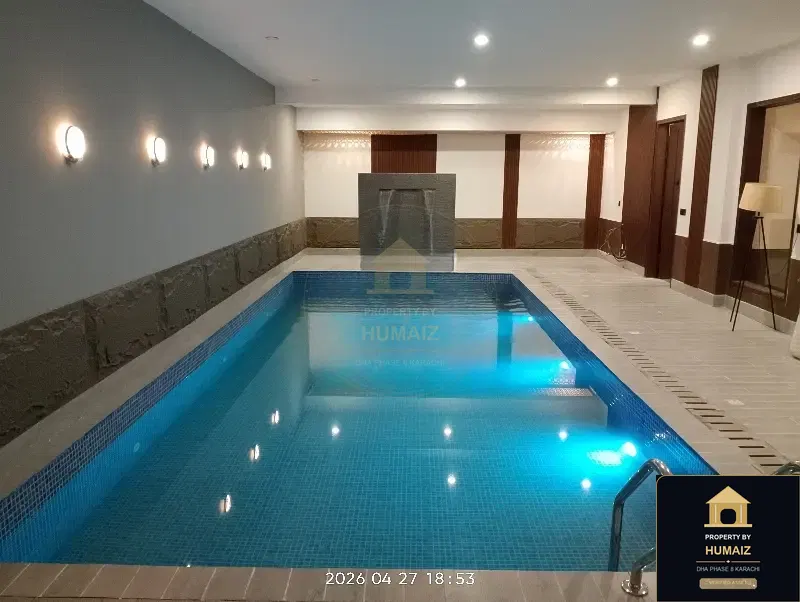 500 Sq. Yd. 6-Bedroom Luxury Villa (Private Pool, 6 Bath, Residence 18) in DHA Phase 8 For Sale in DHA Phase 8 Karachi — Property by Humaiz Architectural Asset