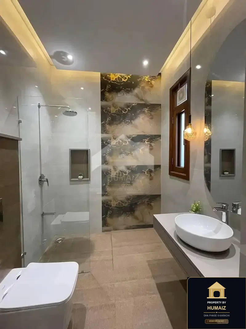 100 Sq. Yd. 4-Bedroom Luxury Villa (West Open, 5 Bath, Residence 4) in Zone B For Sale in DHA Phase 8 Karachi — Photograph 8