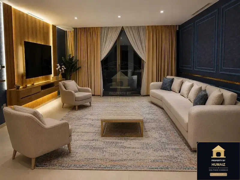 2-Bedroom Luxury Apartment (Sea Facing, 3 Bath, Suite 7) at Emaar Oceanfront For Rent in DHA Phase 8 Karachi — Photograph 6