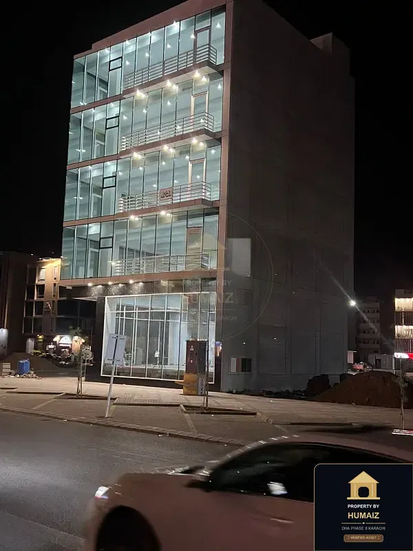 222 Sq. Yd. Corporate Office Space (Brand New, Unit 2) on Al-Murtaza Commercial For Rent in DHA Phase 8 Karachi — Property by Humaiz Architectural Asset
